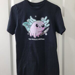 Axolotl tshirt - women's size S